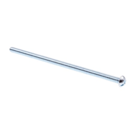 Prime-Line Machine Screw, Round, Phil/Sltd Comb Drive No. 10-24 X 4in Zinc Plated Steel 100PK 9004901